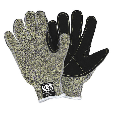 Mcr Safety Cut Resistant Gloves, A7 Cut Level, Uncoated, S, 1 PR 93861S