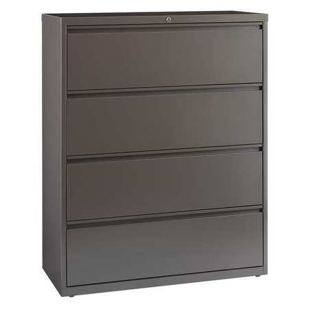 Hirsh 42" W 4 Drawer Lateral File Cabinet, Medium Tone, Letter 19831