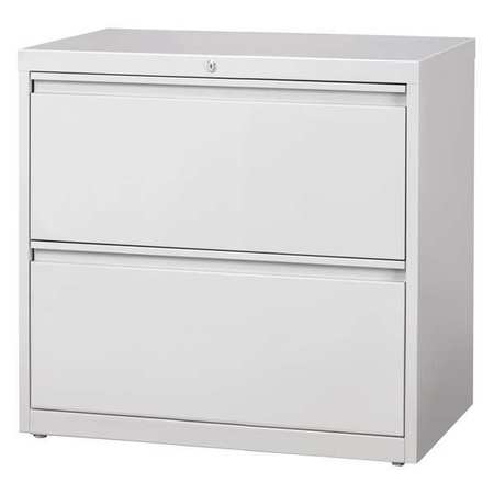 HIRSH 30" W 2 Drawer Lateral File Cabinet, Light Gray, Letter 14972