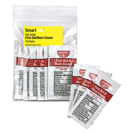 First Aid Only First Aid Kit Refill, Burn Cream, 10 Per Bag FAE-6109