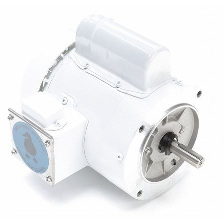 LEESON Washdown Motor, 1/3 HP, Face, 10-3/8 in. L 114311.00