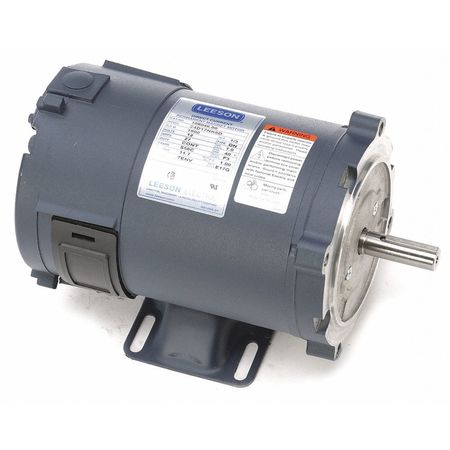 LEESON DC Permanent Magnet Motor, 27.0A, 1/3 HP 108046.00