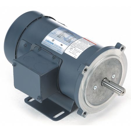 LEESON DC Permanent Magnet Motor, 1/3 HP, 90VDC 098004.00