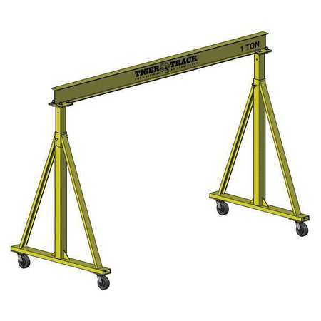 Harrington Portable Gantry Crane, 4000 lb., Aluminum 582-4000-11-10