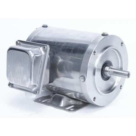 LEESON Washdown Motor, 3/4 HP, 3450 RPM 191206.00