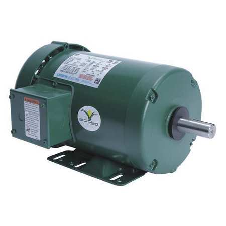 Leeson General Purpose Farm Duty Motor, 3-Phase, 1-1/2 HP, 230/460, 1750 Nameplate RPM, 145T Frame 121997.00