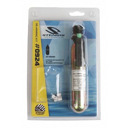 Stearns PFD Rearming Kit, with CO2 Cartridge 0924KIT-00-000