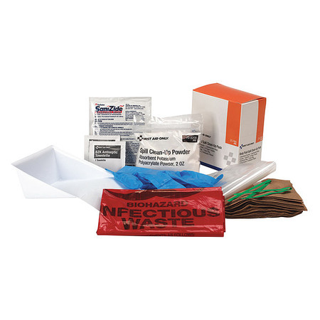 FIRST AID ONLY First Aid Kit Refill, Orange, 19 pcs. 21-760