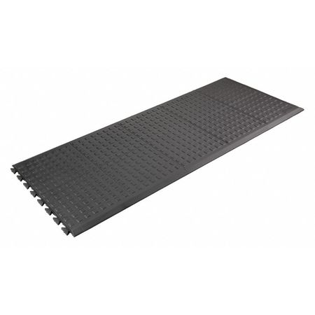 WEARWELL Interlocking Antifatigue Mat Tile, Polyurethane, 5 ft Long x 3 ft Wide, 5/8 in Thick 502