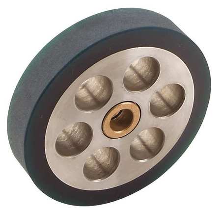 DYNABRADE Contact Wheel Kit, 50 Duro, 1 In 63980