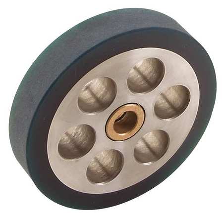 DYNABRADE Contact Wheel Kit, 70 Duro, 1 In 63981