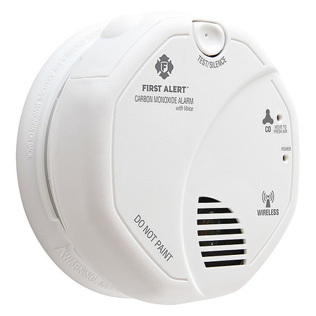 First Alert Carbon Monoxide Alarm, Photoelectric Sensor, 85 dB @ 10 ft Audible Alert, (2) AA Batteries CO511B