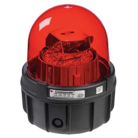 FEDERAL SIGNAL Warning Light, LED, Red, 120VAC 371LED-120R