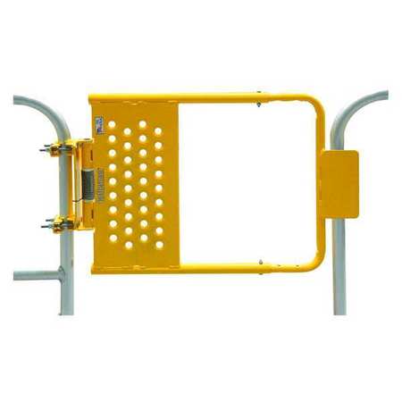 COTTERMAN Safety Gate, Yellow, Powder Coated, Steel SG1626ZC2P1S
