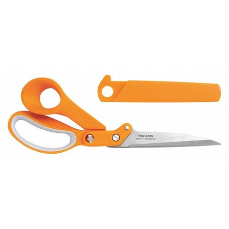 Fiskars Shears, RH, Overall 10" L, Ergonomic Handle 171010-1001