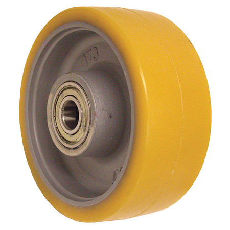 Zoro Select Caster Wheel, 1760 lb. Ld Rating, Yl Wheel GTH 160/20K