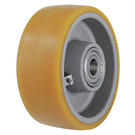 Zoro Select Caster Wheel, 2200 lb. Ld Rating, Yl Wheel GTH 200/20K-BB0.5
