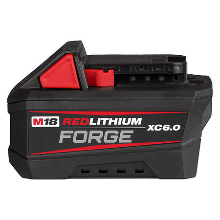 Milwaukee Tool M18 REDLITHIUM FORGE XC6.0 Battery, 6.0Ah, Extended Capacity, 18V, Li-Ion Battery 48-11-1861