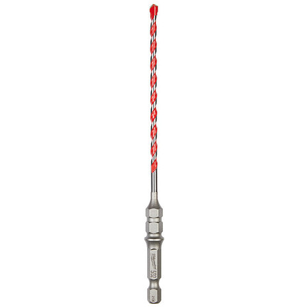 Milwaukee Tool 5/32 in. x 6 in. SHOCKWAVE Carbide Hammer Drill Bit for Concrete Screws 48-20-9092