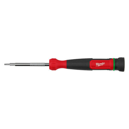 MILWAUKEE TOOL Multi-Bit Screwdriver, Chrome, 4 pcs 48-22-2931