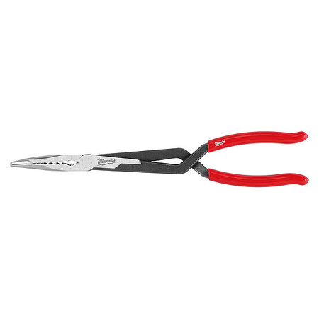 MILWAUKEE TOOL 13 in. Long Reach 45-Degree Nose Pliers 48-22-6541