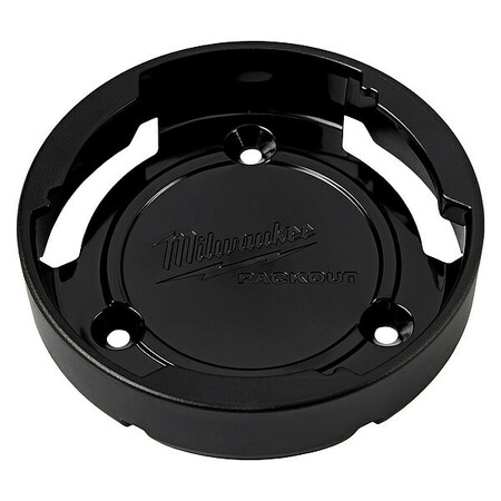 MILWAUKEE TOOL Twist to Lock Mount, Plastic CAP, Black 48-22-8399