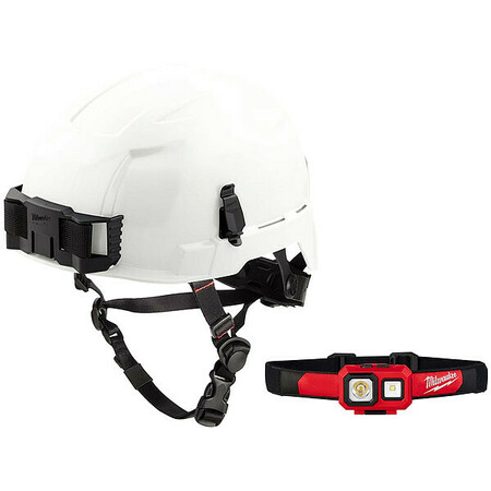 MILWAUKEE TOOL Safety Helmet and Headlamp 48-73-1301, 2104