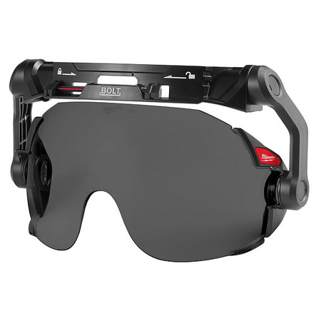 MILWAUKEE TOOL BOLT Tinted Dual Coat Lens Eye Visor for Milwaukee Safety Helmets 48-73-1416