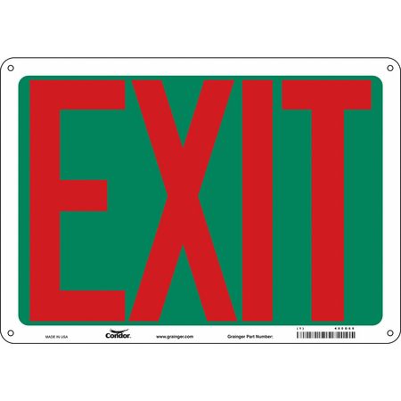 CONDOR Safety Sign, 10 in x 14 in, Aluminum 480G69