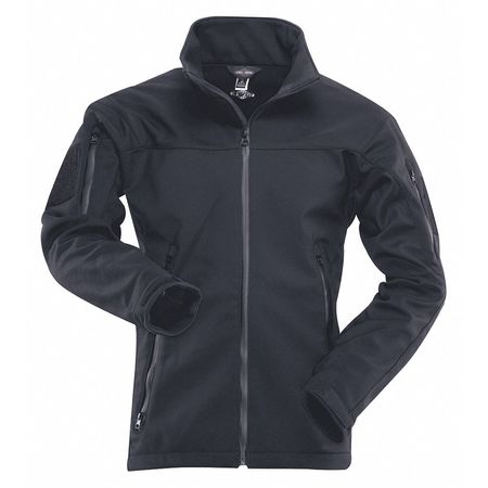 TRU-SPEC Valiant Softshell Jacket, L, Black 2454