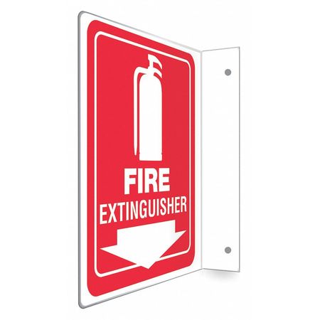 CONDOR High Visibility Safety Sign, 9" W, 12" H 480X54