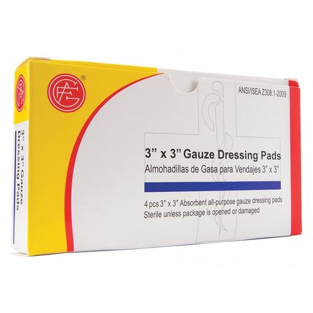 ZORO SELECT Gauze Wrap, Non-Sterile, Wht, Gauze, Box, PK4 9999-0702