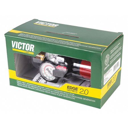 VICTOR Gas Regulator, Single Stage, CGA-300, 2 to 15 psi, Use With: Acetylene 0781-3629