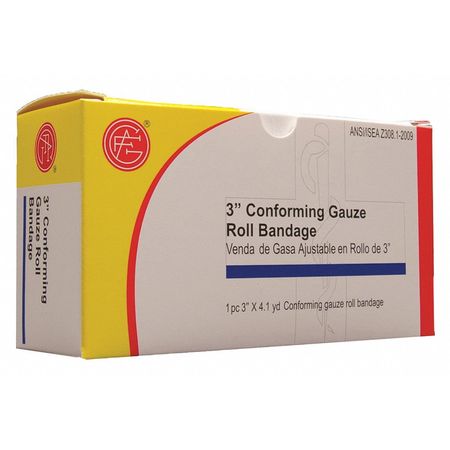 ZORO SELECT Gauze Wrap, Non-Sterile, White, Gauze, Box 9999-0502