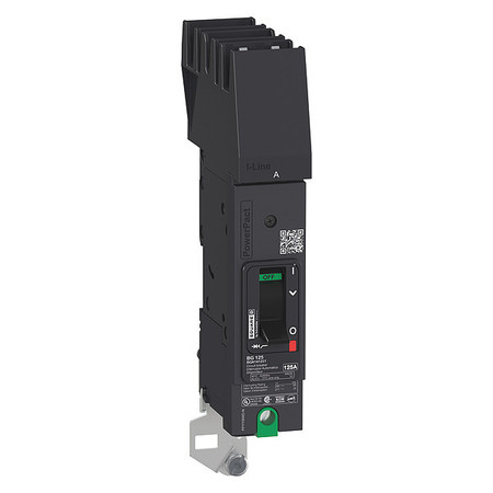 SQUARE D Molded Case Circuit Breaker, BDA Series 20A, 1 Pole, 277/480V AC, B Curve BDA140201