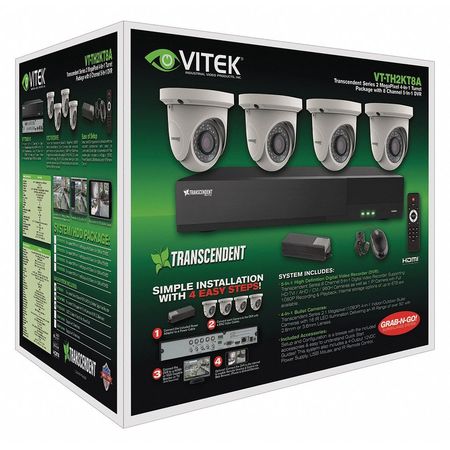 VITEK Digital Video Recorder Kit, Fixed Type VT-TH2KT82TA-2