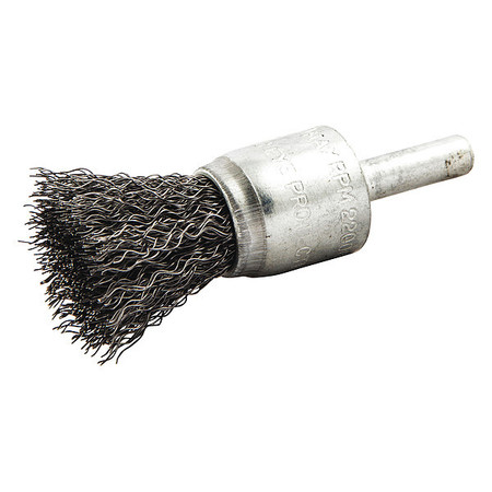 ZORO SELECT End Brush, Crimped, 3/4" dia., 22000 rpm 66252839053