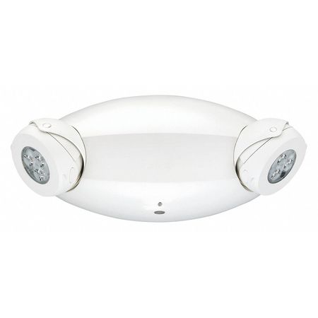 Lithonia Lighting Emergency Light, LED, 9.6 V DC, 13-3/8 in. Length, 11 in. Width ELM6L UVOLT LTP SDRT