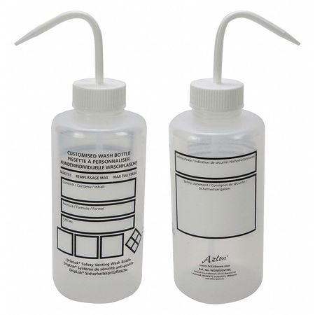 DYNALON Wash Bottle, 88.9mm dia., Wide Mouth, PK5 506474-0003