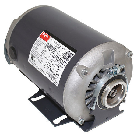 DAYTON Motor, 1/2 HP, 1,725/1,425 rpm, 120/240V 484H32