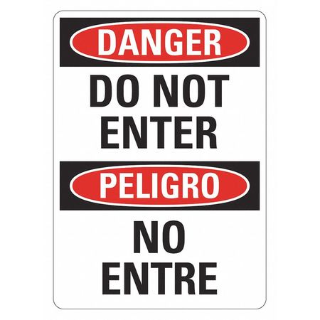LYLE Facility Sign, 14 in H, 10 in W, Plastic, Vertical Rectangle, English, LCU4-0760-NP_10x14 LCU4-0760-NP_10x14