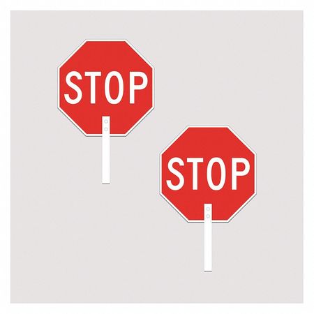 LYLE Stop Sign, 18 in Aluminum T1-6265-EG_18x18