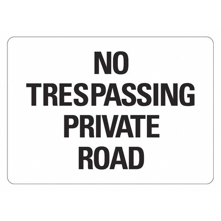Lyle No Trespassing Sign, 14" W, 10" H, LCU1-2009-RA_14x10 LCU1-2009-RA_14x10