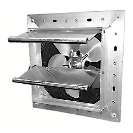 DAYTON Shutter Mount Exhaust Fan, 7", Variable Speed, 250 cfm, 115V 484X36