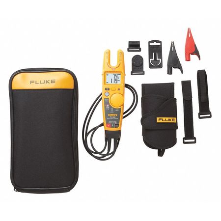 Fluke Clamp Meter Kit, Backlit LCD, 200 A, 0.7 in (18 mm) Jaw Capacity T6-TPAK-HT6-AC