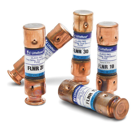Littelfuse UL Class Fuse, RK5 Class, FLNR Series, Time-Delay, 60A, 250V AC, Non-Indicating FLNR060