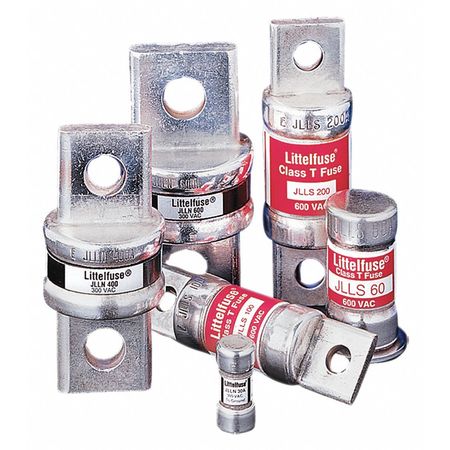 LITTELFUSE UL Class Fuse, T Class, JLLS Series, Fast-Acting, 125A, 600V AC, Non-Indicating JLLS125