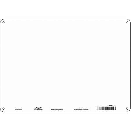 CONDOR Safety Sign, 14" W, 10" H, 0.032" Thickness 486U11