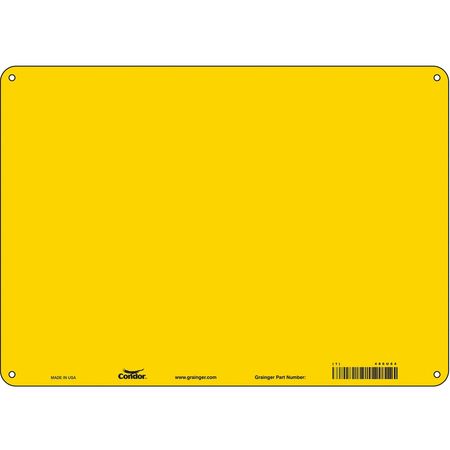 CONDOR Safety Sign, 14" W, 10" H, 0.055" Thickness 486U64