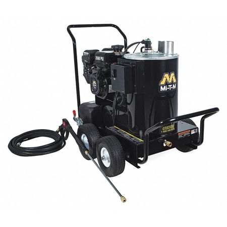 Mi-T-M Medium Duty 2500 psi 2.5 gpm Hot Water Gas Pressure Washer GPH-2500-0GMM